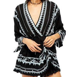 Free People Saffron Embroidered Tunic